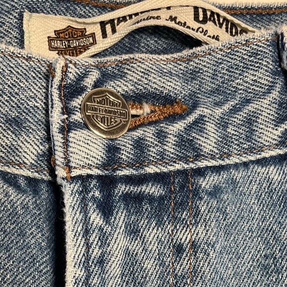 Harley-Davidson Blue Straight Men Jeans - Picture 3 of 7